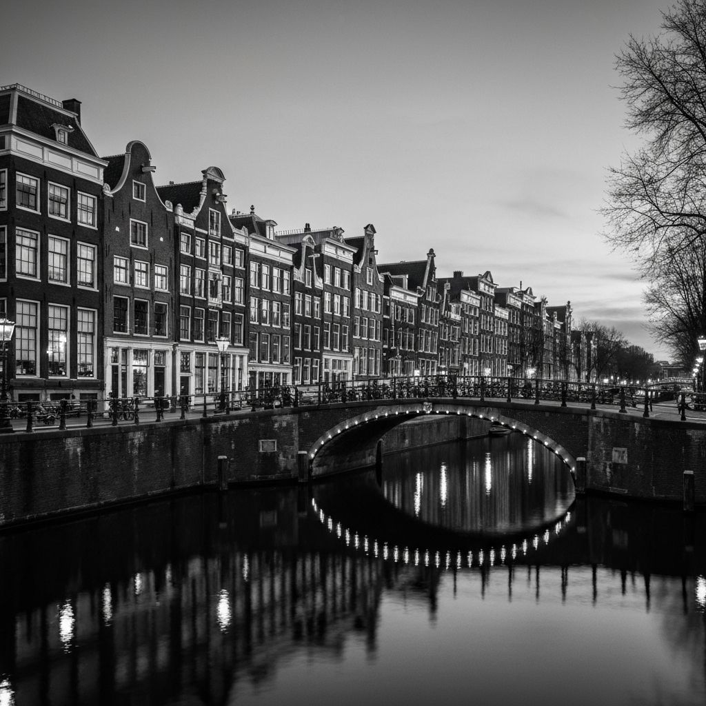 Amsterdam canal houses