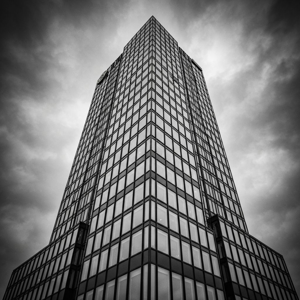 Modern European office tower