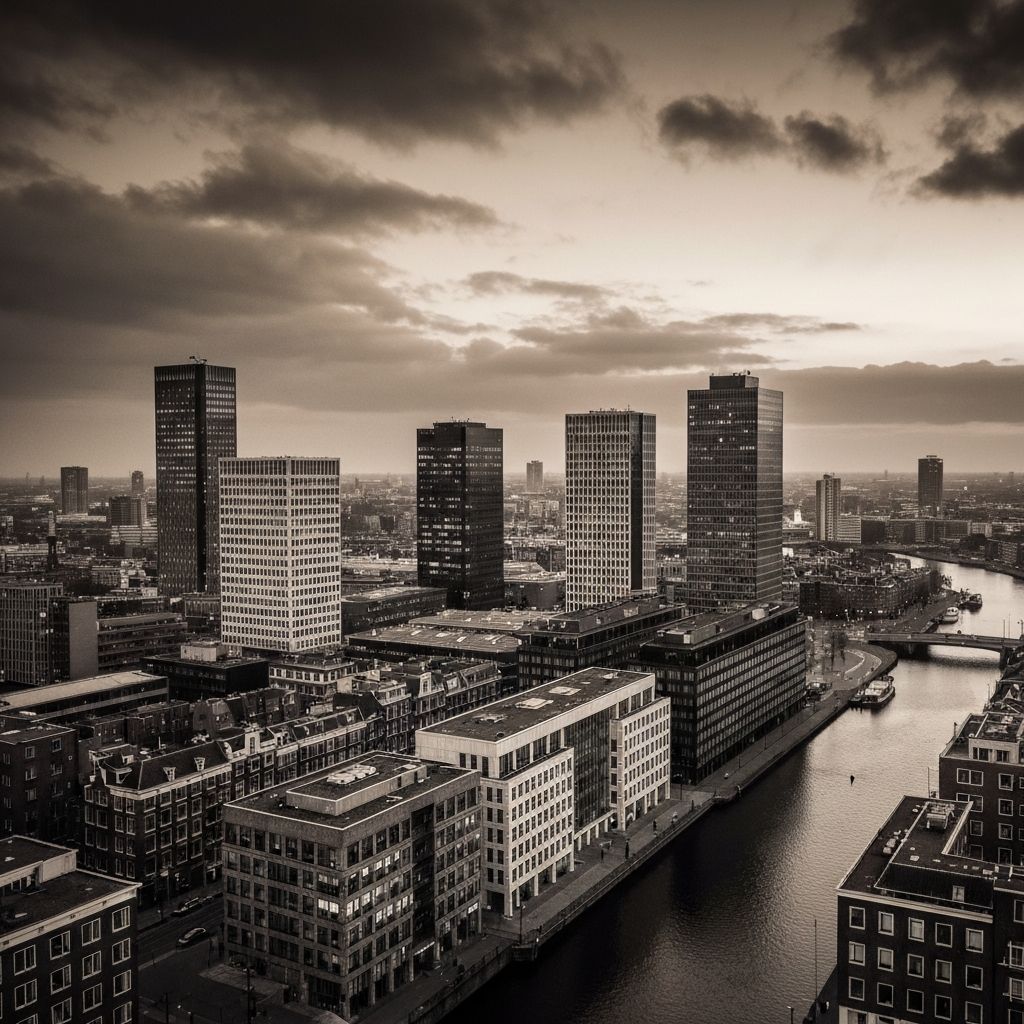 European city skyline